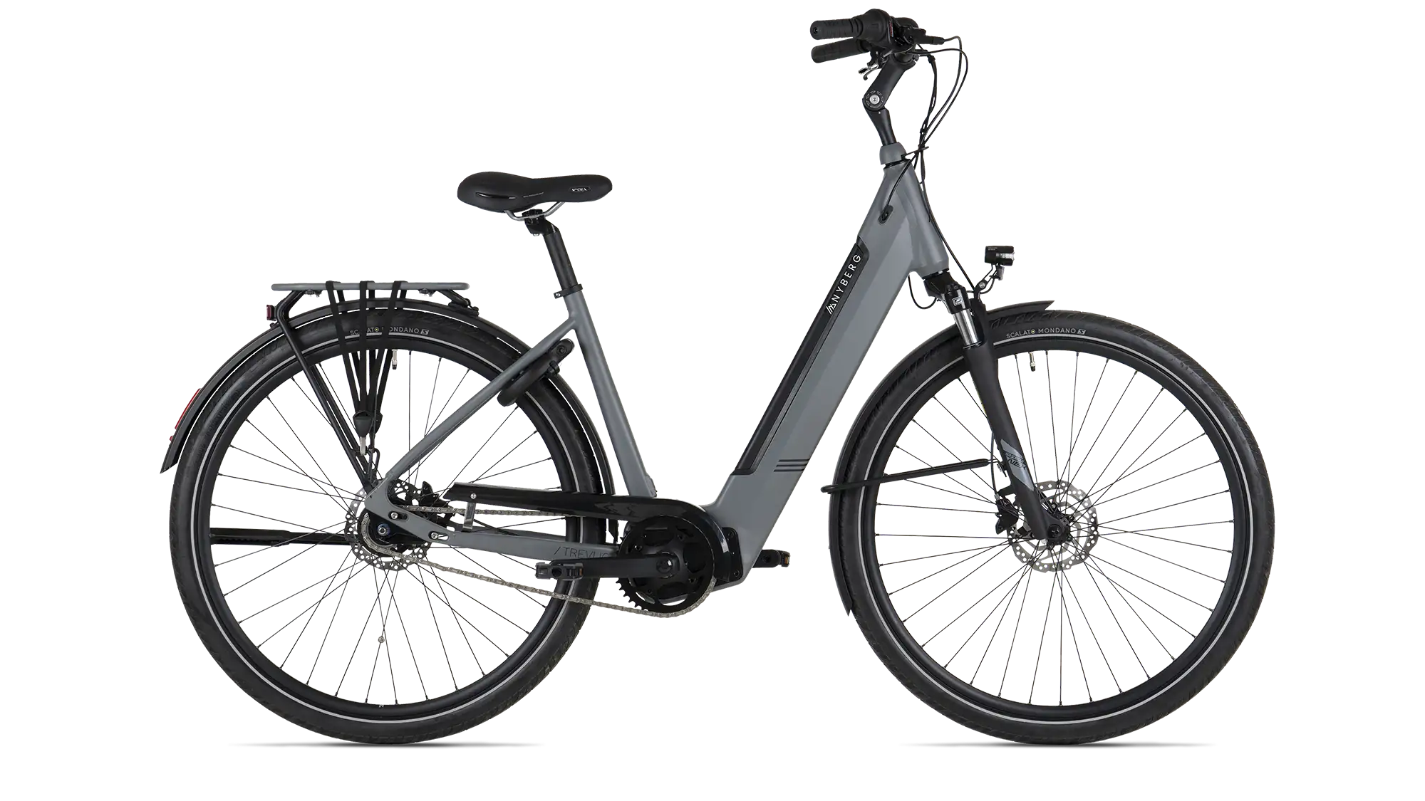 Nyberg Trevlig - basalt grau matt - 28'' - 49 cm