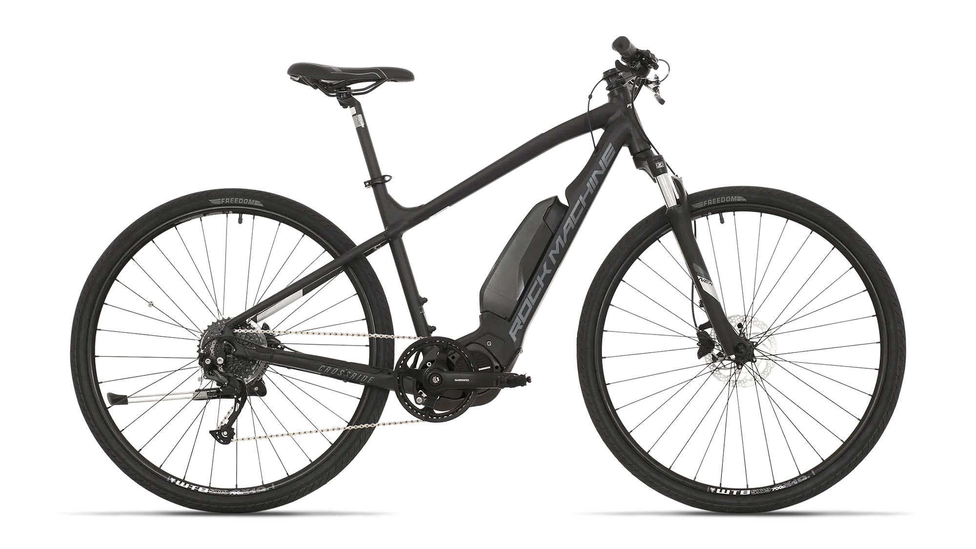 Rock Machine Crossride e400 - matt schwarz - 45 cm (18“) Rock Machine Crossride e400 - matt schwarz - 45 cm (18“)